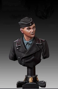 1/10 Panzer Ace офицер, мужской бюст, игрушечная модель из смолы, миниатюрный комплект в разобранном виде, неокрашенный 4