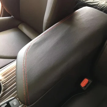 1 шт. накладка на крышку подлокотника, Автомобильная консоль, Кожаный коврик, Защитная накладка для автомобиля, крышка коробки, Аксессуары для интерьера Toyota Camry 2018-2023 8
