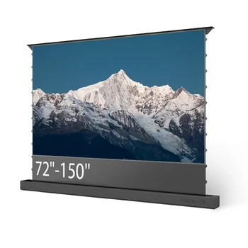 2023 Новый 72-150-дюймовый Электрический Напольный Проекционный Экран ALR Black Diamond с Электроприводом, Отклоняющий Рассеянный Свет 3D/4K для Обычного Проектора 8