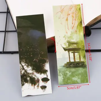 30 шт. для креативных китайских бумажных закладок, открыток с рисунком в стиле ретро 10