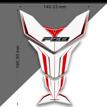 3D Защитная накладка для бака мотоцикла, набор наклеек, чехол для Yamaha FZ8 FZ8S, Эмблема, Значок, логотип FZ 8, Колено 5