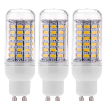 3X GU10 10 Вт 5730 SMD 69 светодиодных ламп, светодиодная кукурузная лампа, светодиодная лампа, энергосберегающая, 360 градусов, 200-240 В, теплый белый 19
