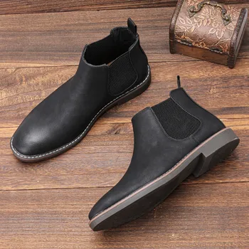 40-46 мужские ботинки брендовые удобные модные ботинки челси 2023 года #CL5321 2