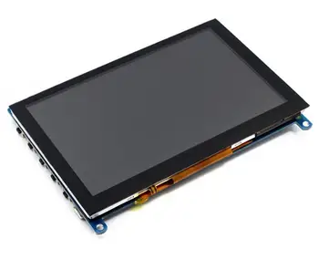 5-дюймовый ЖК-дисплей HDMI (H) для Raspberry Pi 5-дюймовый ЖК-дисплей HDMI с емкостным сенсорным экраном для ПК 7