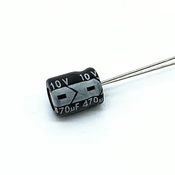 50ШТ Электролитический конденсатор высокого качества 10V470UF 6 * 7 мм 470UF 10V 6* 7 мм 6