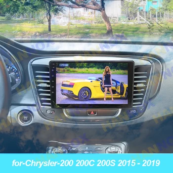9-дюймовый Android Авторадио для Chrysler 200 200C 200S 2015-2019 Автомобильный Мультимедийный Видеоплеер GPS RDS FM Беспроводной BT WIFI CARPLAY