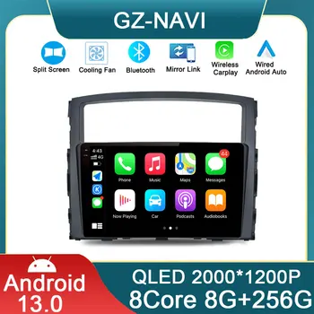 Android Авторадио для Mitsubishi Pajero 4 V80 V90 2006-2014 Беспроводной CarPlay 4G Автомобильный Мультимедийный GPS 2din авторадио БЕЗ 2din