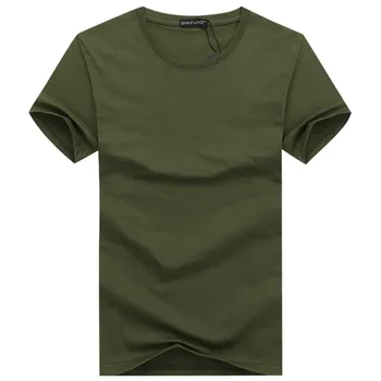 B6212 Простой креативный дизайн линии однотонных хлопчатобумажных футболок Для мужчин, Новое поступление, Стильная Мужская футболка с коротким рукавом, плюс размер 14