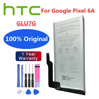 GLU7G Оригинальный Перезаряжаемый Аккумулятор Для Мобильного Смартфона HTC Google Pixel 6A 6a 4370 мАч Высокой Емкости Замена Bateria 13