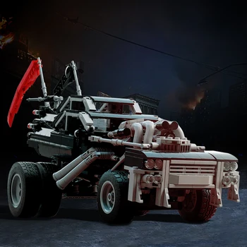 MOC Mad Max Mastodon Carrier Фильм Периферийная Модель Строительный Блок Развивающие Игрушки Набор Для Подарков Детский 18