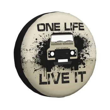 One Life Live It, Покрышка запасного колеса для Mitsubishi Pajero Jeep RV SUV 4WD 4x4, автомобильные аксессуары 14 