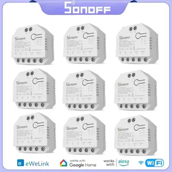 SONOFF DUALR3 Dual R3 Lite Умный Wifi Переключатель Штор для Электрических Моторизованных Рольставен Работает С Alexa Google Home eWeLink 10