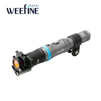Weefine WF095 (фонарик WF079 Smart Focus на 1200 люмен, объектив WFA61 Snoot и фильтр WFA62) Подводное плавание с аквалангом, подводная фотография 3