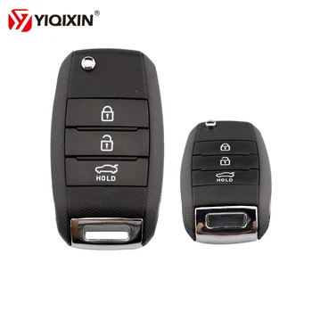 YIQIXIN 3 Кнопки Складной Флип Чехол для Дистанционного Ключа Автомобиля Hyundai Avante Santa Для Kia K2 K3 K5 Rio 3 Чехол Для Дистанционного Ключа 6