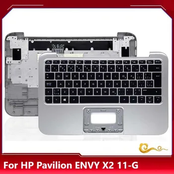 YUEBEISHENG New/org для HP Pavilion ENVY X2 11-G подставка для рук EUR CA/FR верхняя крышка клавиатуры 13NL-0KA0B01 2