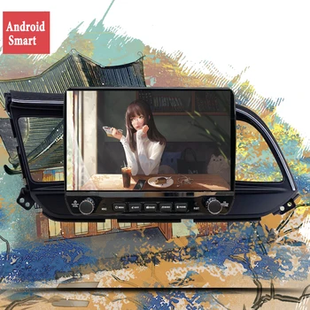 Автомобильное Радио Для Hyundai Elantra 2019 20 Восьмиядерный 1280*720 Android 13,0 Автомобильный DVD GPS Навигационный Плеер Бесстекольное Автомобильное Стерео Головное устройство 10