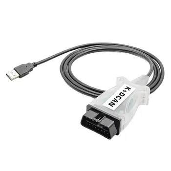 Автомобильный Диагностический Кабель KDCAN OBD2 USB Интерфейс С Переключателем Инструмент Для Сканирования Автомобильных Данных Удобный В Использовании Чип FT245RL 4