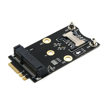 Адаптер Wi-Fi M.2 Mini PCIE для беспроводной сетевой карты M2 NGFF Key A + E Устройство для сбора карт Wi-Fi со слотом 17