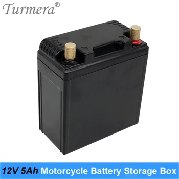 Аккумуляторный ящик для хранения мотоциклетных аккумуляторов Turmera 12V 5Ah 9Ah Может вмещать 10 литий-ионных аккумуляторов 18650 или 5 литий-ионных аккумуляторов 32700 Lifepo4