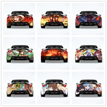 Аниме KonoSuba Megumin, наклейки на автомобиль, наклейка на автомобиль, Креативная наклейка на автомобиль, модификация внешнего вида кузова 18