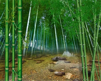 Бейбеханг Пользовательские обои 3d большие фото настенные фрески HD бамбуковый лес хороший пейзаж ТВ фон настенная роспись 3d обои papel tapiz