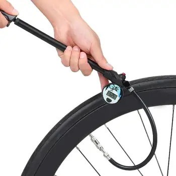 Велосипедный насос с манометром, универсальный эргономичный велосипедный насос, насос для накачивания велосипедной вилки высокого давления, насос задней амортизационной подвески для 17
