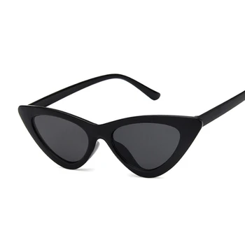 Винтажные черные солнцезащитные очки 
