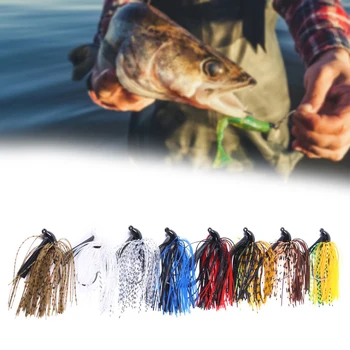 Вращающиеся Бородатые приманки с крючком Высокопрочная прочная рыболовная приманка для озерно-морской рыбалки 12