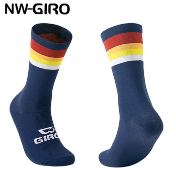 Высококачественные мужские и женские велосипедные носки для профессиональной команды, велосипедные носки, дышащие велосипедные носки, спортивная одежда для активного отдыха, гоночные носки 14