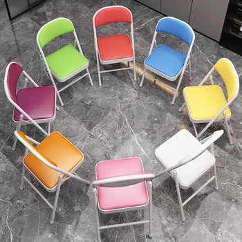 Детские дизайнерские обеденные стулья для ресторана Accent, Складной стол для отдыха, Кухонные стулья, Игровые Садовые стулья, мебель в скандинавском стиле 3