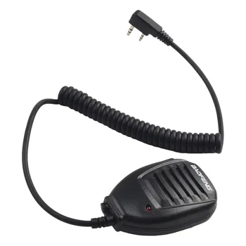 Динамические Микрофоны Walkie-talkie 3,5 мм 2,5 мм Разъем BF-888S Для Baofeng Handheld Mic Микрофон Радио Черный