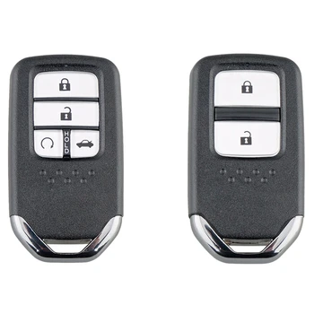 Дистанционный ключ 4 Кнопки 433 МГц ID47 Чип Подходит для Honda Civic 2014-2017 и 2 Кнопки Для Honda Fit/City/Jazz XRV/Venzel HRV 4