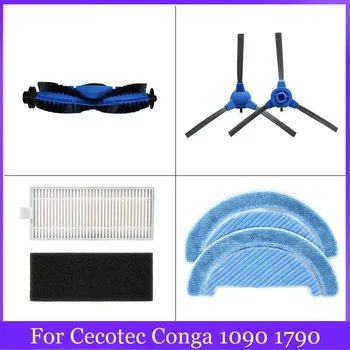 Для Cecotec Conga 1090 1790 Titanium Ultra Robot Основная боковая щетка Hepa Фильтр Аксессуары для швабры Замена деталей пылесоса 10