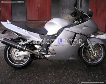 Для Honda CBR1100XX 96-07 CBR 1100 XX 1996-2007 Полностью серебристый Обтекатель мотоцикла Вторичного рынка (литье под давлением) 7