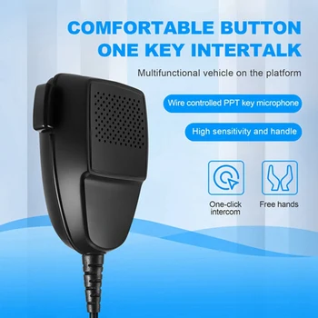 Для Motorola Walkie Talkie GM300 GM950 Запасные части Динамик Микрофон радио HMN3596A ручной микрофон 9
