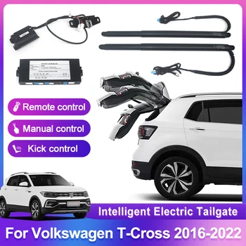 Для Volkswagen T-CROSS 2016-2022 Электрическая Задняя Дверь Модифицированная Задняя Дверь Модификация Автомобиля Автоматический Подъем Задней Двери Электрический Багажник 19