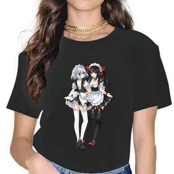 Женская одежда Куруми Тобиичи ВСТРЕЧАЕТСЯ с аниме вживую, футболка Kawaii, винтажная женская одежда 11