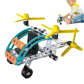 Игрушечные Вертолеты DIY Assembly 3D Детская Модель Самолета, Игрушка Для детей, Развивающая Игрушка для строительства самолета, Механический Орнамент в стиле 2