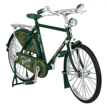 Имитационная модель велосипеда 1: 10, Гоночная Велосипедная игрушка, Имитация горного велосипеда, Металлическая гоночная модель мини-велосипеда, украшения для дома, поделки 16