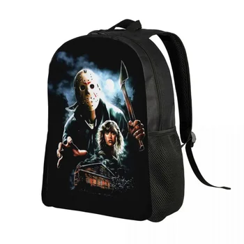 Индивидуальные рюкзаки-убийцы персонажей фильмов ужасов для женщин и мужчин, базовая сумка для колледжа, школьные сумки для фильмов на Хэллоуин 16