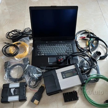 Инструмент диагностики 2в1 для BMW ICOM NEXT Code Scanner Новейшее Программное обеспечение V12.2023 1TB SSD MB Star C5 Connect5 в ноутбуке CF52 i5CPU 8GB 11