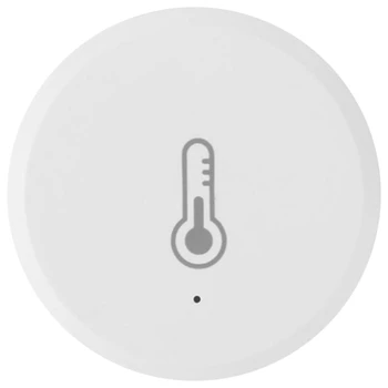 Интеллектуальный датчик температуры и влажности Zigbee, мини-гигрометр безопасности на батарейках с приложением Tuya Smart Life 19