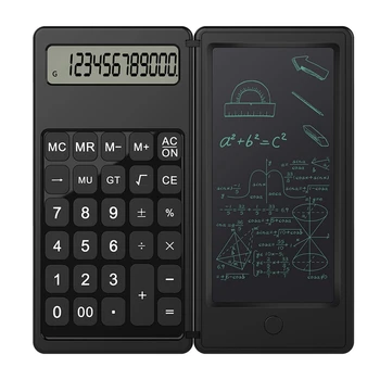 Калькулятор Блокнот Для Рукописного ввода Smart Mini Memo Офисный Специальный Калькулятор Портативные Школьные Принадлежности Для Бизнеса Простой В Использовании Черный 10