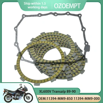 Комплект дисков сцепления мотоцикла OZOEMPT и прокладка крышки Применимы к XL600V Transalp 89-90 7