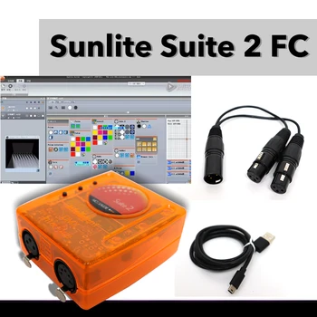 Контроллер освещения сцены Sunlite Suite 2 FC 1536CH DMX512 Программное обеспечение Для управления осветительным оборудованием для дискотеки DJ Party light DMX YUER