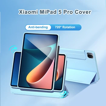 Магнитный чехол для Xiaomi MI PAD 5 Case MiPad 5 Pro Чехол с магнитным разделением для Xiaomi MiPad 5 Pro Со Съемной задней крышкой 16