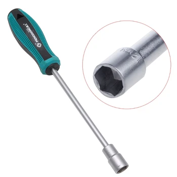 Металлический торцевой гаечный ключ Отвертка Гайка для ручного инструмента Nutdriver 12 мм 5