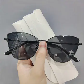 Модные женские оттенки UV400 Оттеняют маленькие винтажные солнцезащитные очки 