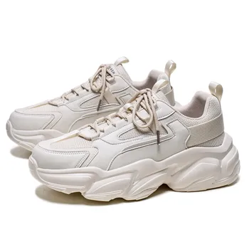 Мужская обувь COZOK Dad, весенне-осенний новый тренд, спортивная обувь на толстой подошве для подростков, повседневная модная мужская обувь, кроссовки 13