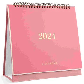 Настольный календарь На 2024 год, Бумажные календари для планирования заказов, настольный ежемесячный планировщик, Офисный 10